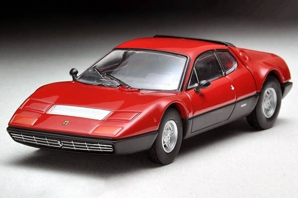TLV-NEO Ferrari 365 GT4 BB (Red/Black) Tomytec Auto a Escala Diecast - Imagen 4