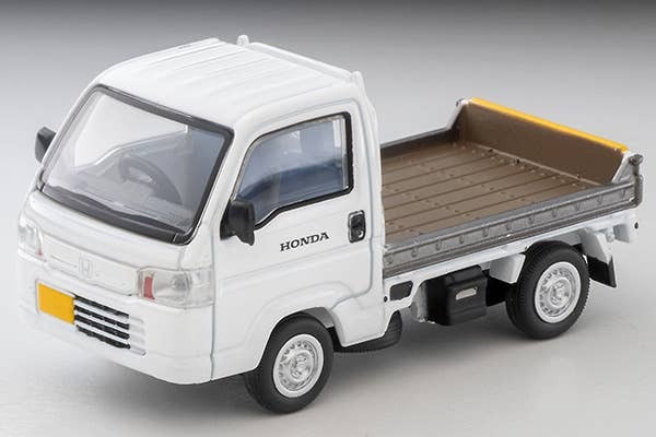 LV-N330a Honda Acty Truck Motorcycle Shop Specification (White) With Honda CT125 / Hunter Cub Tomytec Auto a Escala Diecast - Imagen 4