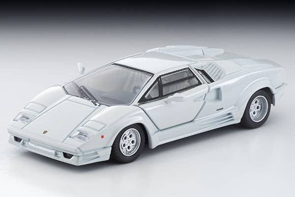 LV-N Lamborghini Countach 25th Anniversary (White) Tomytec Auto a Escala Diecast - Imagen 2