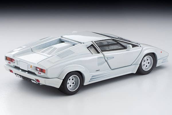 LV-N Lamborghini Countach 25th Anniversary (White) Tomytec Auto a Escala Diecast - Imagen 3