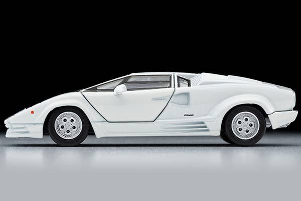 LV-N Lamborghini Countach 25th Anniversary (White) Tomytec Auto a Escala Diecast - Imagen 4