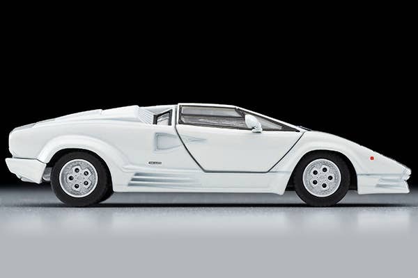 LV-N Lamborghini Countach 25th Anniversary (White) Tomytec Auto a Escala Diecast - Imagen 5