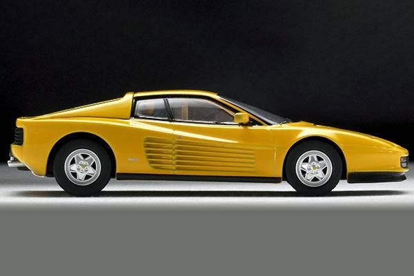 LV-N Ferrari Testarossa (Yellow) Tomytec Auto a Escala Diecast - Imagen 5