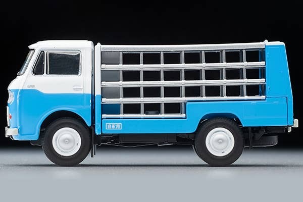 LV-210a Mazda E2000 Bottle Car (White/Light Blue) Tomytec Auto a Escala Diecast - Imagen 5