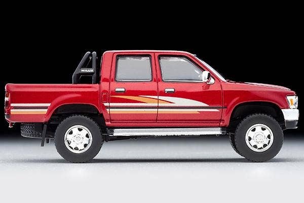 LV-N256a Toyota Hilux 4WD Pickup Double Cab SSR (Red) 1991 Tomytec Auto a Escala Diecast - Imagen 5