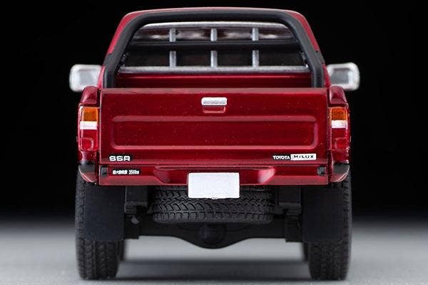 LV-N256a Toyota Hilux 4WD Pickup Double Cab SSR (Red) 1991 Tomytec Auto a Escala Diecast - Imagen 7