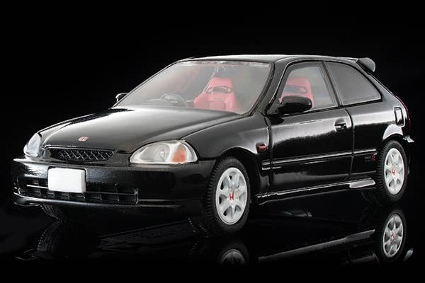 LV-N158C Honda Civic Type R 1997 (Black) Tomytec Auto a Escala Diecast - Imagen 8