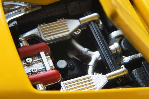 LV-N Ferrari GTO (Yellow) Tomytec Auto a Escala Diecast - Imagen 10