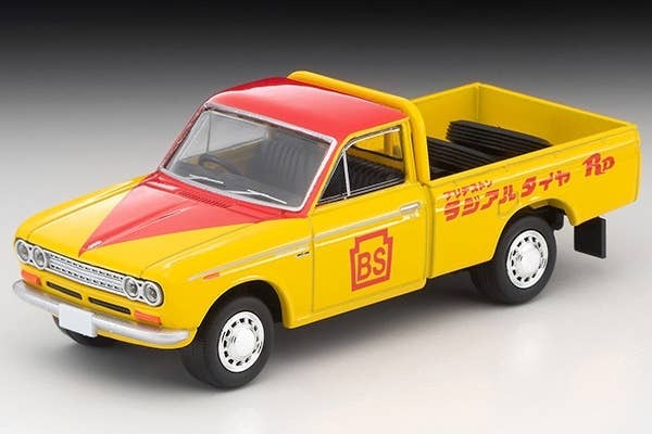 LV-195a Datsun Truck (Bridgestone) Tomytec Auto a Escala Diecast - Imagen 2