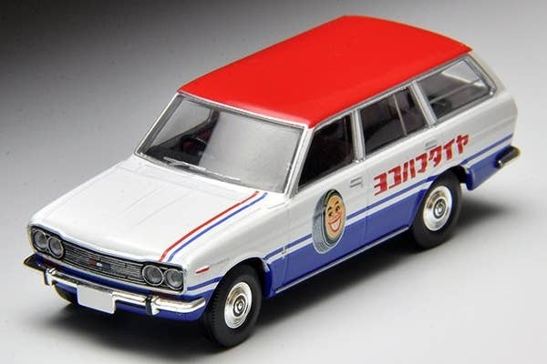 LV-81D Datsun Bluebird Van (Yokohama Tire) Tomytec Auto a Escala Diecast - Imagen 2
