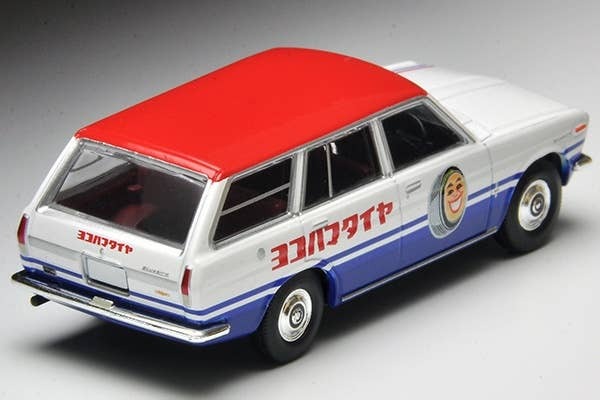 LV-81D Datsun Bluebird Van (Yokohama Tire) Tomytec Auto a Escala Diecast - Imagen 3