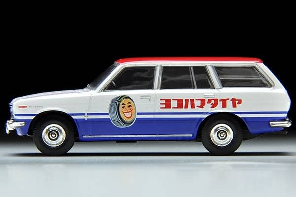 LV-81D Datsun Bluebird Van (Yokohama Tire) Tomytec Auto a Escala Diecast - Imagen 6