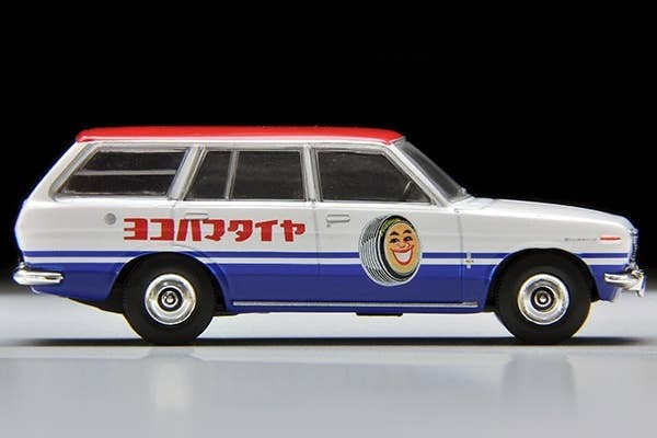 LV-81D Datsun Bluebird Van (Yokohama Tire) Tomytec Auto a Escala Diecast - Imagen 7