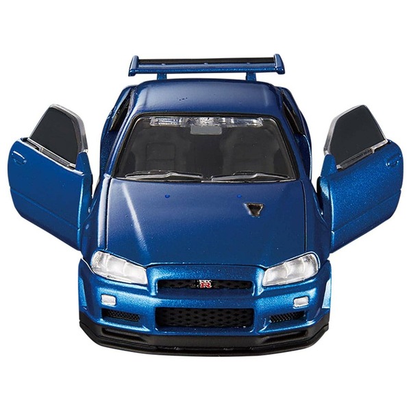 RS Nissan Skyline GTR V-Spec II Nur (Blue) Takara Tomy Auto a Escala Diecast - Imagen 4