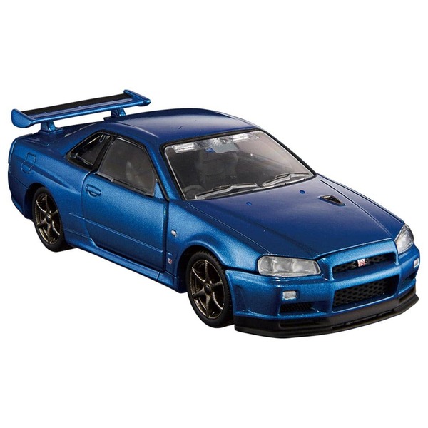 RS Nissan Skyline GTR V-Spec II Nur (Blue) Takara Tomy Auto a Escala Diecast - Imagen 5