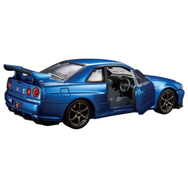 RS Nissan Skyline GTR V-Spec II Nur (Blue) Takara Tomy Auto a Escala Diecast - Imagen 7
