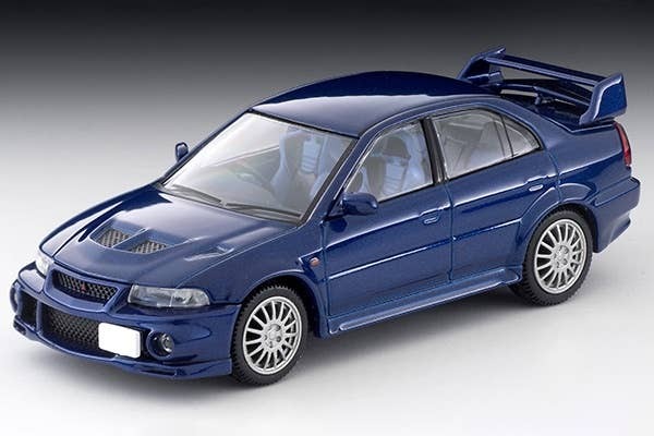 LV-N190C Mitsubishi Lancer GSR Evolution VI (Navy Blue) Tomytec Auto a Escala Diecast - Imagen 2