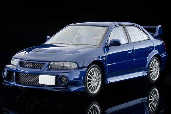 LV-N190C Mitsubishi Lancer GSR Evolution VI (Navy Blue) Tomytec Auto a Escala Diecast - Imagen 8