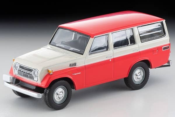 LV-104c Toyota Land Cruiser Fj56V Type (White / Red) Tomytec Auto a Escala Diecast - Imagen 2