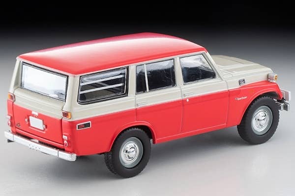 LV-104c Toyota Land Cruiser Fj56V Type (White / Red) Tomytec Auto a Escala Diecast - Imagen 3