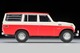 LV-104c Toyota Land Cruiser Fj56V Type (White / Red) Tomytec Auto a Escala Diecast miniatura 5