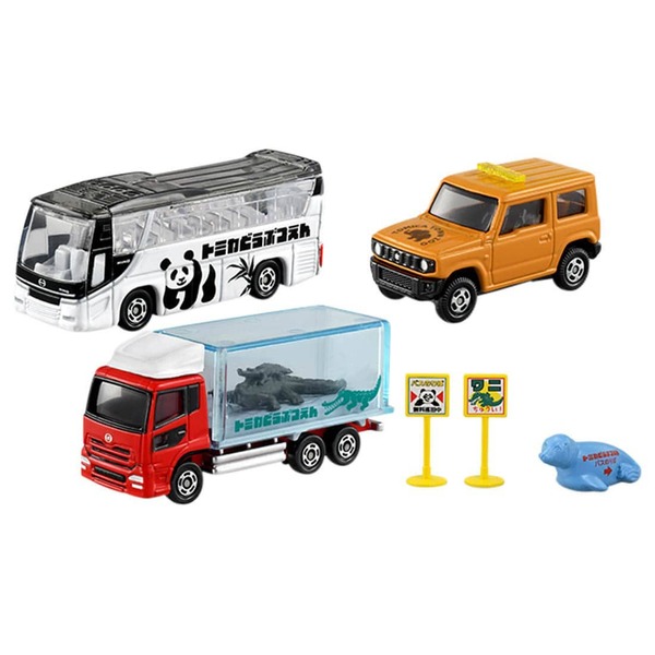 Let's Go Play! Tomica Zoo Set Takara Tomy Auto a Escala Diecast - Imagen 7