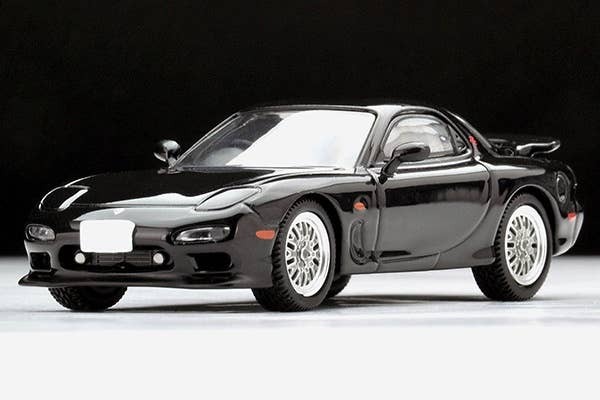 N177a Infinite RX-7 RZ Black Tomytec Auto a Escala Diecast - Imagen 2