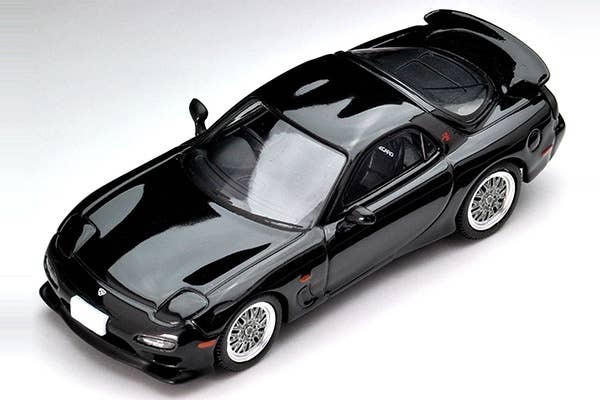 N177a Infinite RX-7 RZ Black Tomytec Auto a Escala Diecast - Imagen 3