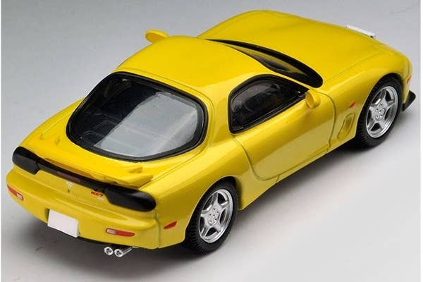 TLV-N174b Infinite RX-7 R (Yellow) Tomytec Auto a Escala Diecast - Imagen 3