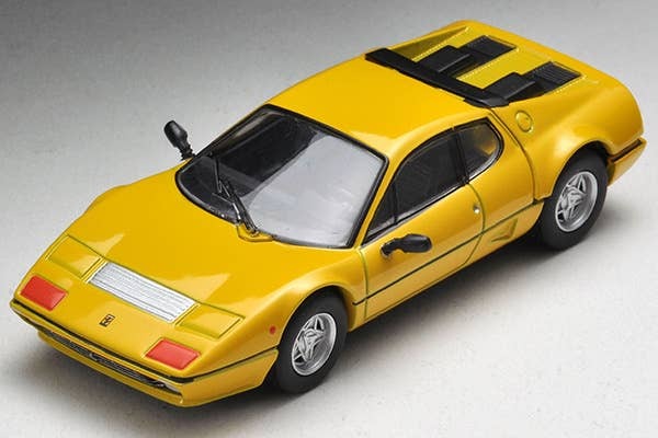 LV-N Ferrari 512 BBi (yellow) Tomytec Auto a Escala Diecast - Imagen 2