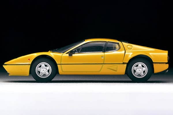LV-N Ferrari 512 BBi (yellow) Tomytec Auto a Escala Diecast - Imagen 6