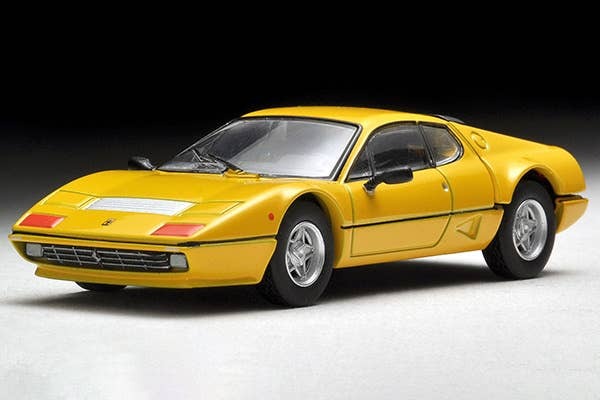 LV-N Ferrari 512 BBi (yellow) Tomytec Auto a Escala Diecast - Imagen 9
