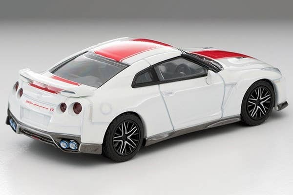 LV-N200C Nissan GT-R Nissan 50th Anniversary (White) Tomytec Auto a Escala Diecast - Imagen 3