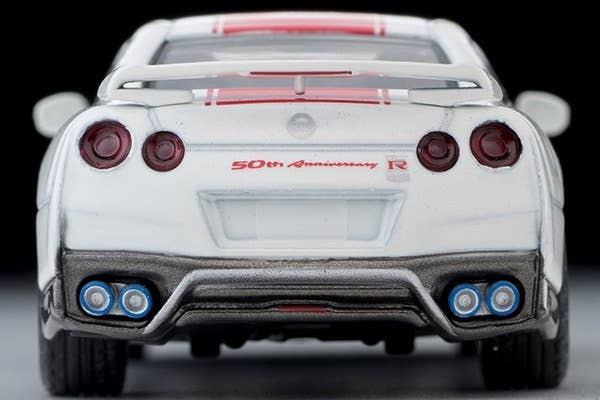 LV-N200C Nissan GT-R Nissan 50th Anniversary (White) Tomytec Auto a Escala Diecast - Imagen 7