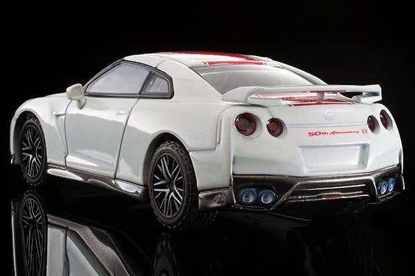 LV-N200C Nissan GT-R Nissan 50th Anniversary (White) Tomytec Auto a Escala Diecast - Imagen 9
