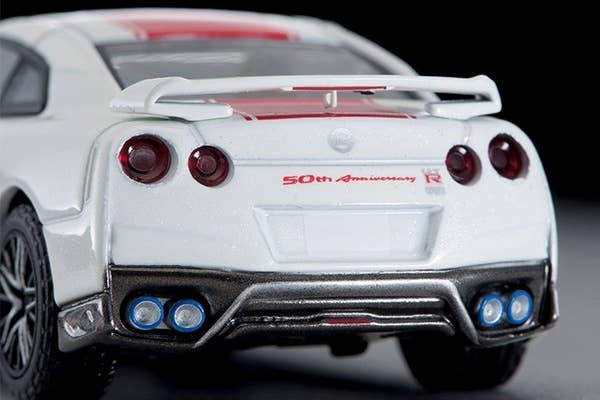 LV-N200C Nissan GT-R Nissan 50th Anniversary (White) Tomytec Auto a Escala Diecast - Imagen 11