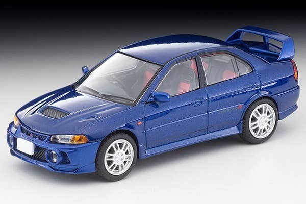 LV-N186e Mitsubishi Lancer GSR Evolution IV (Navy) Tomytec Auto a Escala Diecast - Imagen 2