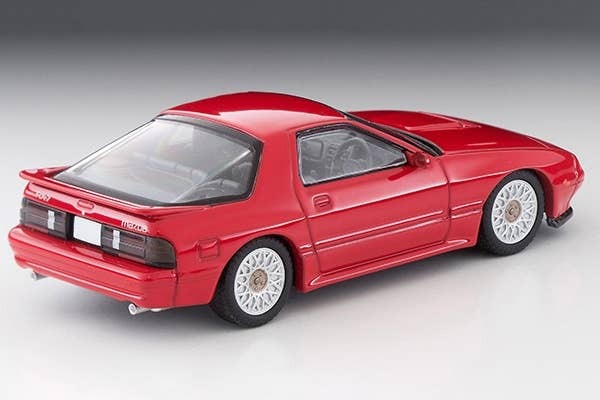 LV-N192d Mazda Savanna RX-7 GT-X (Red) Tomytec Auto a Escala Diecast - Imagen 3
