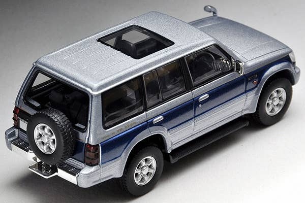 LV-N189b Pajero Super Exceed Z (Silver: Blue) Tomytec Auto a Escala Diecast - Imagen 3