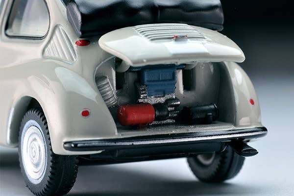 LV-182B Subaru 360 Convertible 1961 (Open) Tomytec Auto a Escala Diecast - Imagen 10