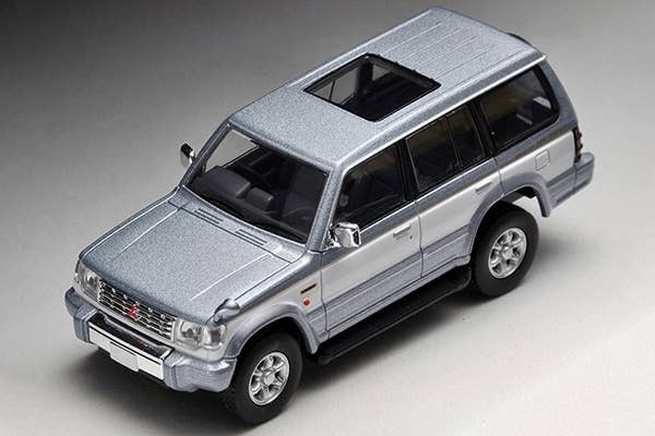 LV-N189b Pajero Super Exceed Z (Silver: White) Tomytec Auto a Escala Diecast - Imagen 2