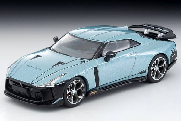 LV-N Nissan GT-R50 by Italdesign Test Car (Light Green) Tomytec Auto a Escala Diecast - Imagen 2