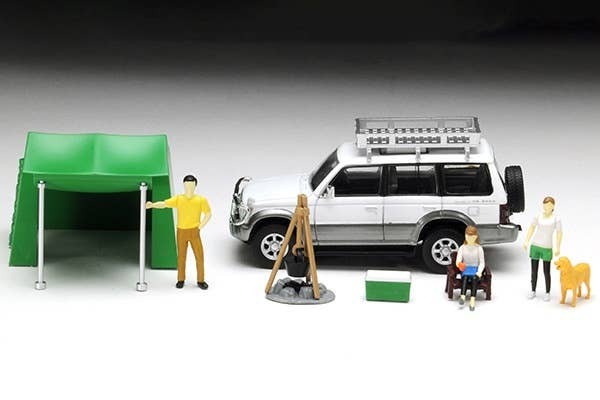 Diocolle 64 #Car Snap 01a Camp Tomytec Auto a Escala Diecast - Imagen 3
