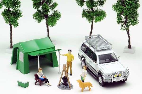 Diocolle 64 #Car Snap 01a Camp Tomytec Auto a Escala Diecast - Imagen 4