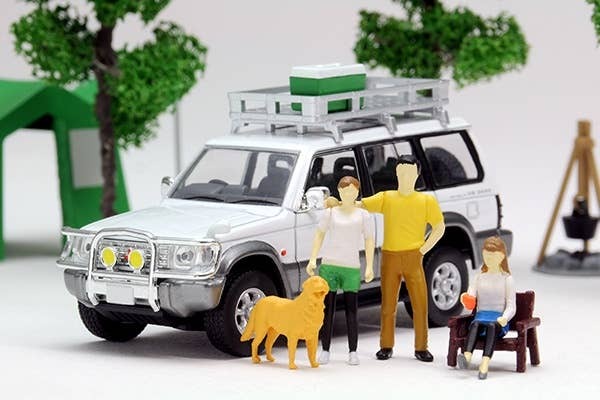 Diocolle 64 #Car Snap 01a Camp Tomytec Auto a Escala Diecast - Imagen 5