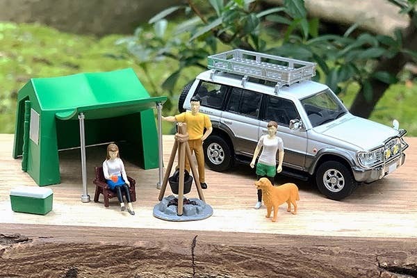 Diocolle 64 #Car Snap 01a Camp Tomytec Auto a Escala Diecast - Imagen 9