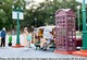 GeoColle 64 #Car Snap 08a Urban street corner Tomytec Auto a Escala Diecast miniatura 10