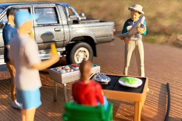 Diocolle 64 #Car Snap 14aBBQ2 (Toyota Hilux 4WD included) Tomytec Auto a Escala Diecast - Imagen 10