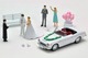 Diocolle 64 # Car Snap 13a: Wedding Tomytec Auto a Escala Diecast miniatura 2