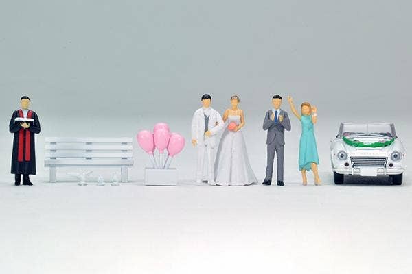 Diocolle 64 # Car Snap 13a: Wedding Tomytec Auto a Escala Diecast - Imagen 3